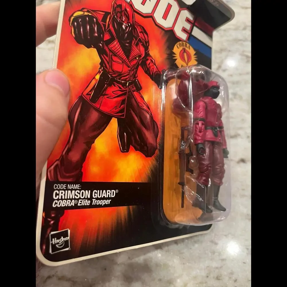 GI Joe DTC Crimson‎ Guard Action Figure carded 2005 Cobra Elite Trooper 3.75